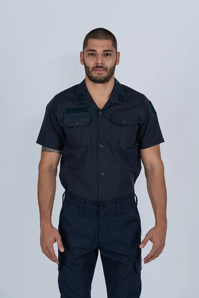 Bikatex Asayiş Kısa Kol Gömlek - 423 - 11