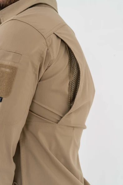 Combat Tactical Outdoor Taktik Gömlek Fermuar Cepli Koruma Swat Gömlek - 420 - 5