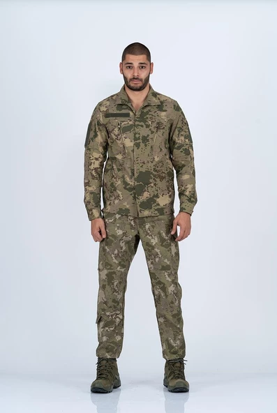 Bikatex  Gömlek Uzun Kol Kamuflaj Gömlek - 426 - 2