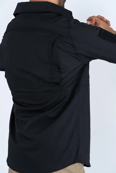 Combat Tactical Outdoor Taktik Gömlek Fermuar Cepli Koruma Swat Gömlek - 420 - 8