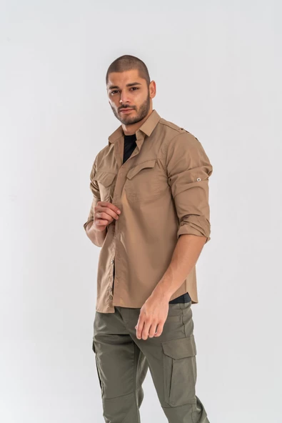 Combat Tactical Outdoor Taktik Koruma Swat Outd Gömlek Yazlık  -  428 - Resim 12