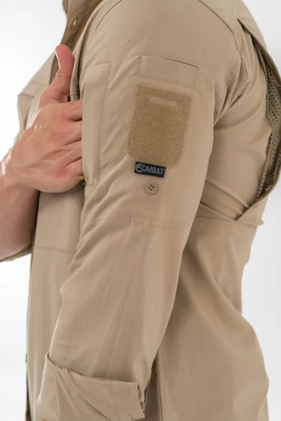 Combat Tactical Outdoor Taktik Gömlek Fermuar Cepli Koruma Swat Gömlek - 420 - 4
