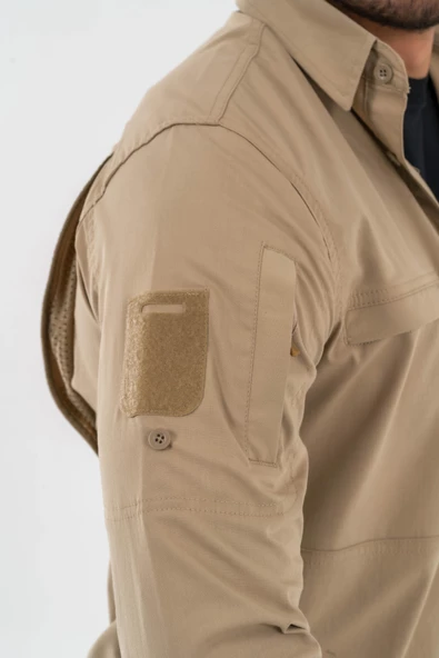 Combat Tactical Outdoor Taktik Gömlek Fermuar Cepli Koruma Swat Gömlek - 420 - 9