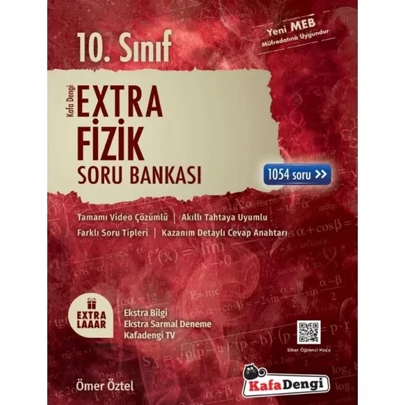 KAFA DENGİ YAYINLARI 10.SINIF FİZİK SORU BANKASI EXTRA