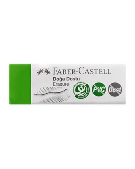 Faber Castell Doğa Dostu Büyük Silgi Dust Free PVC Free 3 lü 187254 - 2