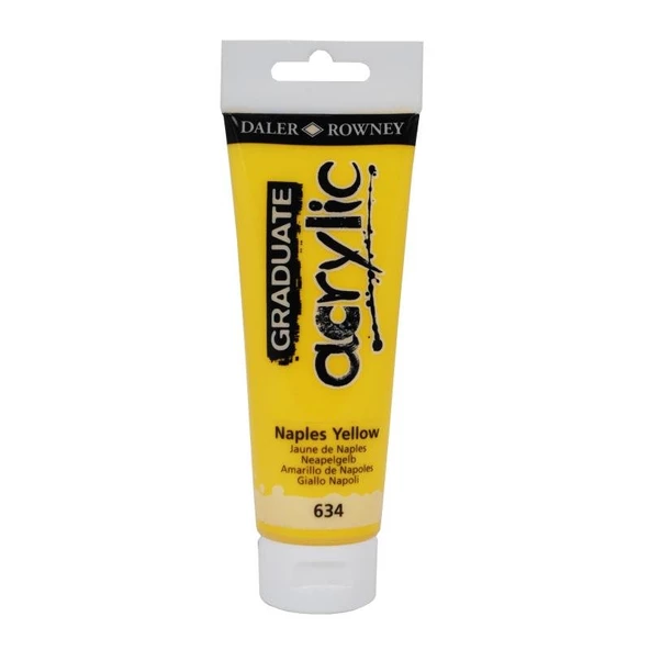 GRADUATE AKRİLİK BOYA 120ML NAPLES YELLOW - 1