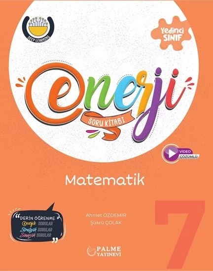 Palme Yayıncılık 7. Sınıf Enerji Matematik Soru Kitabı Yeni