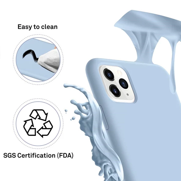 Apple iPhone 7-8 Kılıf İçi Kadife Silikon Lansman Tam Koruma - 6