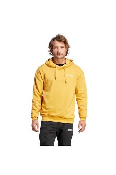 adidas Terrex Logo Erkek Sarı Sweatshirt (IB2705)