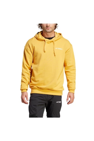 adidas Terrex Logo Erkek Sarı Sweatshirt (IB2705) - 2