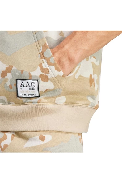 adidas Hoodie AAC camo Erkek  Sweatshirt IR9472 - 5