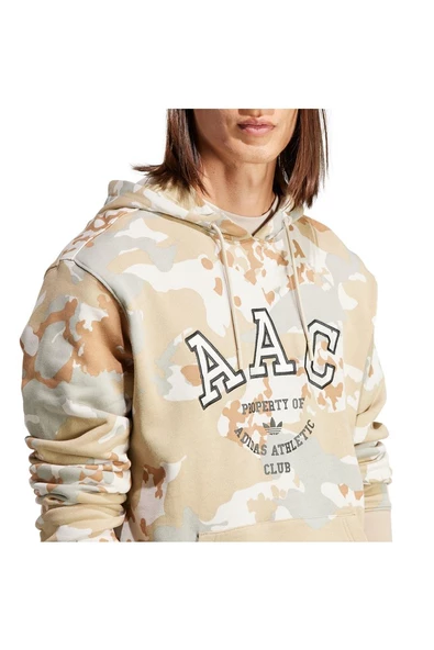 adidas Hoodie AAC camo Erkek  Sweatshirt IR9472 - 6