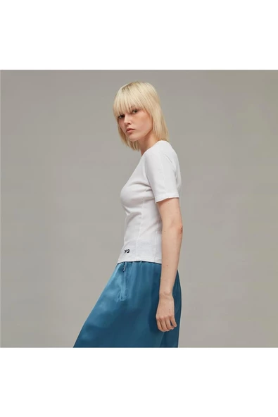 adidas FITTED SS TEE Kadın T-shirt HY1403 - 5
