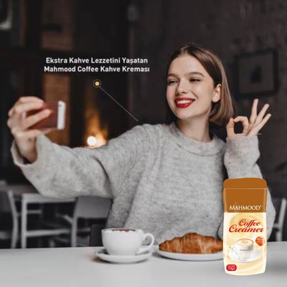 Mahmood Coffee Gold Granül Kahve 100 G ve Mahmood Kahve Kreması Süt Tozu 170 G - 2