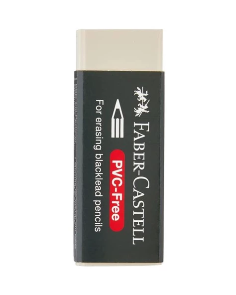 Faber Castel Büyük Silgi Beyaz PVC Free 3 lü 188539 - 2