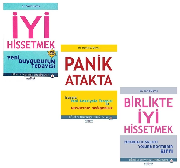 Panik Atakta İyi Hissetmek Birlikte İyi Hissetmek 3 Kitap