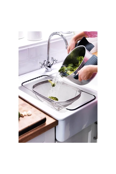 IKEA IDEALISK AYARLANABİLİR SÜZGEÇ 34x23 CM KULPLU - 4