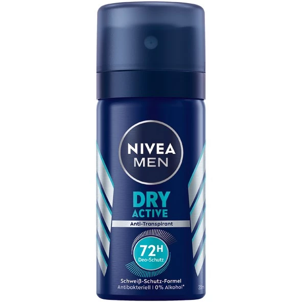 Nivea Men Dry Active Deodorant Sprey 35 Ml