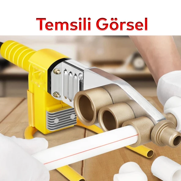 PVC PPRC Tesisat Boru Paftası 20 Lik mm Plastik Boru Kaynak Birleştirme Makinesi Paftası Yedeği 1/2 - 6