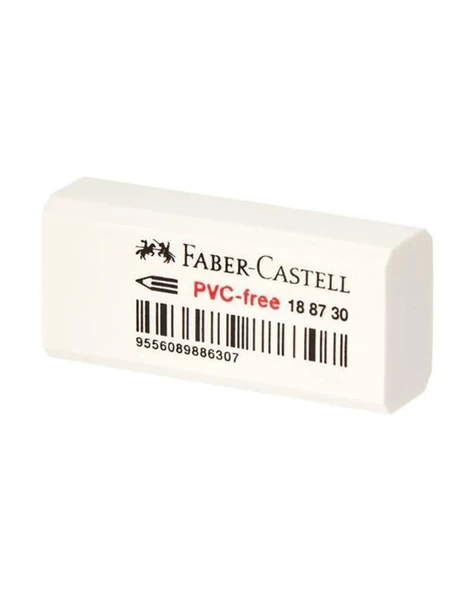 Faber Castell PVC Free Küçük Beyaz Silgi 6 lı 188730 - 2