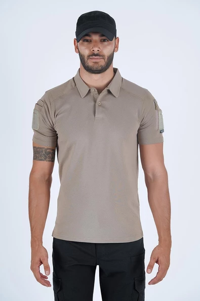Combat Tactical Outdoor  Tişört Günlük Polo Yaka Tişörtü T-Shirf - 802 - Resim 8