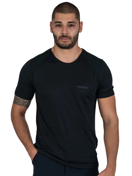Combat Tactical Outdoor Tişört Günlük Sıfır Yaka Sporcu Erkek Tişörtü T-Shirf - 807 JKR - Resim 6
