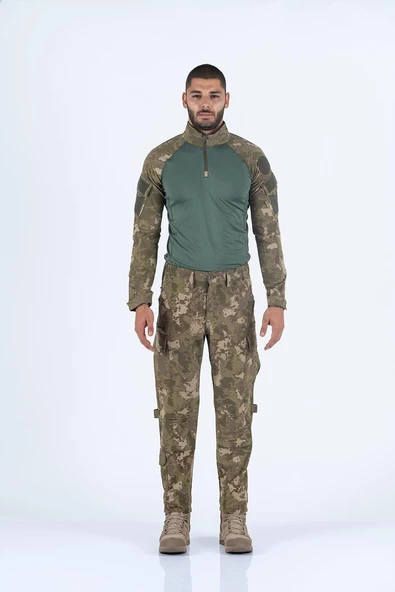 Combat Tactical Outdoor Taktik Tişört Operasyon Tişörtü Uzun Kol T-Shirt - 401 - 12