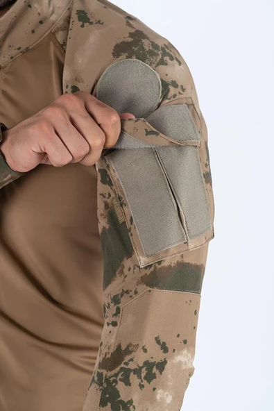 Combat Tactical Outdoor Taktik Tişört Operasyon Tişörtü Uzun Kol T-Shirt - 401 - 7