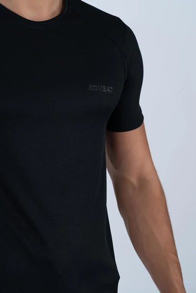 Combat Tactical Outdoor Tişört Günlük Sıfır Yaka Sporcu Erkek Tişörtü T-Shirf - 807 Ygm - 8