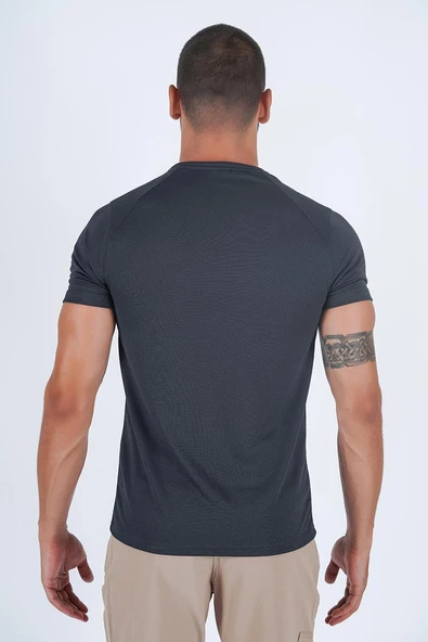 Combat Tactical Outdoor Tişört Günlük Sıfır Yaka Sporcu Erkek Tişörtü T-Shirf - 807 Ygm - 11