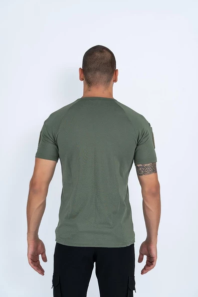 Combat Tactikal taktik tişört yuvarlak bisiklet yaka tişört outdoor T-shirt- 801 PİKE - Resim 10