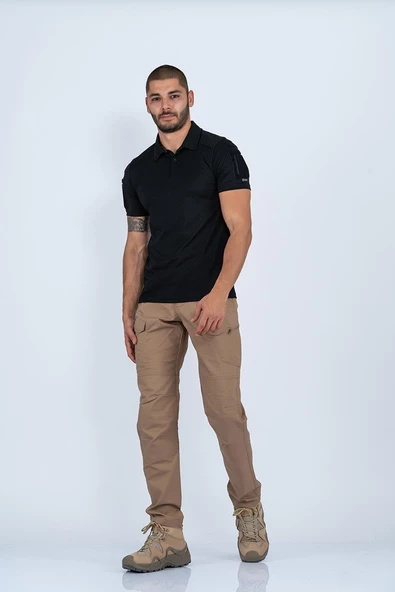 Combat Tactical Outdoor  Tişört Günlük Sıfır Yaka Tişörtü T-Shirf - 802 - 3
