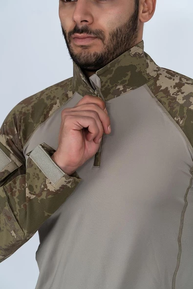 Combat Tactical Outdoor Taktik Tişört Operasyon Tişörtü Uzun Kol T-Shirt - 401 - Resim 7