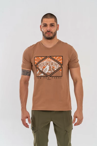 Combat Tactical Outdoor Tişört Günlük Sıfır Yaka Tişörtü T-Shirf - 814