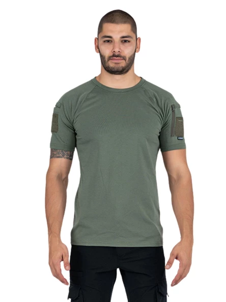 Combat Tactikal taktik tişört yuvarlak bisiklet yaka tişört outdoor T-shirt- 801 PİKE - Resim 6