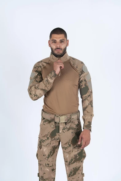 Combat Tactical Outdoor Taktik Tişört Operasyon Tişörtü Uzun Kol T-Shirt - 401 - 3