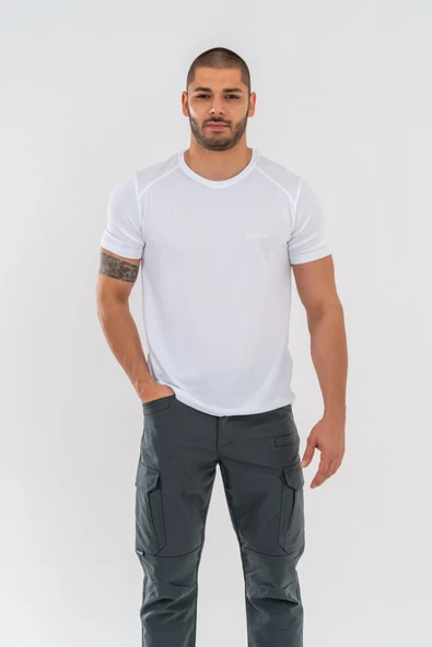 Combat Tactical Outdoor Tişört Günlük Sıfır Yaka Sporcu Erkek Tişörtü T-Shirf - 807 Ygm - 10
