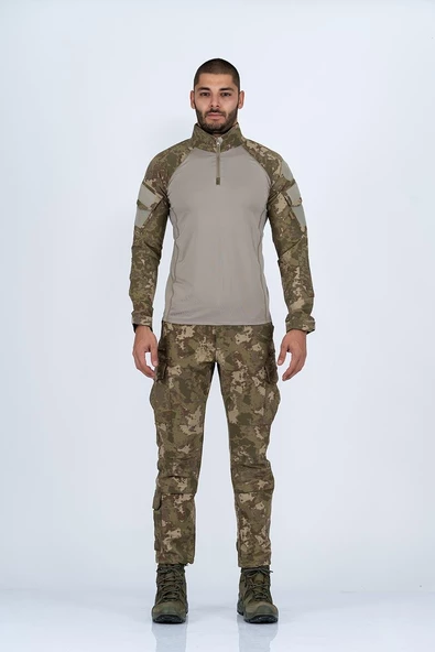 Combat Tactical Outdoor Taktik Tişört Operasyon Tişörtü Uzun Kol T-Shirt - 401 - Resim 12