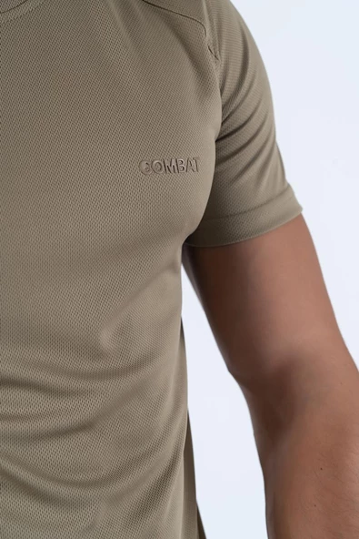 Combat Tactical Outdoor Tişört Günlük Sıfır Yaka Sporcu Erkek Tişörtü T-Shirf - 807 Ygm - Resim 5
