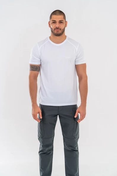 Combat Tactical Outdoor Tişört Günlük Sıfır Yaka Sporcu Erkek Tişörtü T-Shirf - 807 Ygm - 3