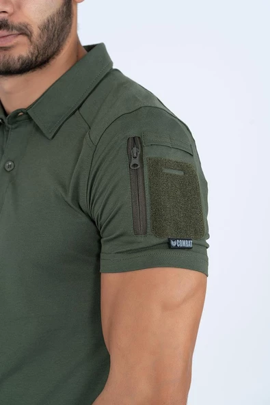 Combat Tactical Outdoor  Tişört Günlük Polo Yaka Tişörtü T-Shirf - 802 - 10