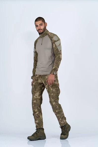 Combat Tactical Outdoor Taktik Tişört Operasyon Tişörtü Uzun Kol T-Shirt - 401 - Resim 11