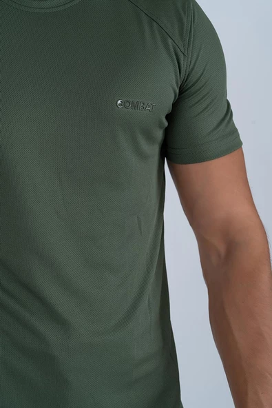 Combat Tactical Outdoor Tişört Günlük Sıfır Yaka Sporcu Erkek Tişörtü T-Shirf - 807 Ygm - Resim 2
