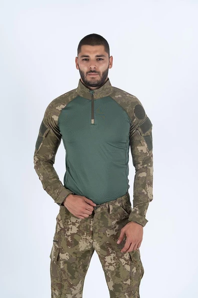 Combat Tactical Outdoor Taktik Tişört Operasyon Tişörtü Uzun Kol T-Shirt - 401 - 11