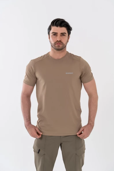 Combat Tactical Outdoor Taktik Tişört Yuvarlak Bisiklet Yaka Tişört - 807 Sjy