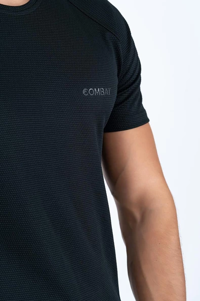 Combat Tactical Outdoor Tişört Günlük Sıfır Yaka Sporcu Erkek Tişörtü T-Shirf - 807 JKR - Resim 9