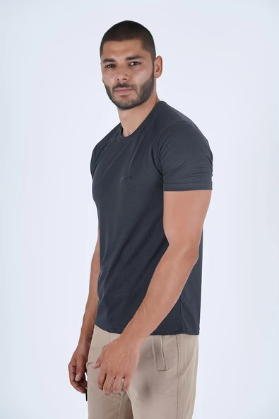 Combat Tactical Outdoor Tişört Günlük Sıfır Yaka Sporcu Erkek Tişörtü T-Shirf - 807 Ygm - 2