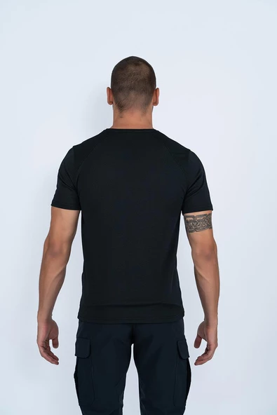Combat Tactical Outdoor Tişört Günlük Sıfır Yaka Sporcu Erkek Tişörtü T-Shirf - 807 JKR - Resim 10