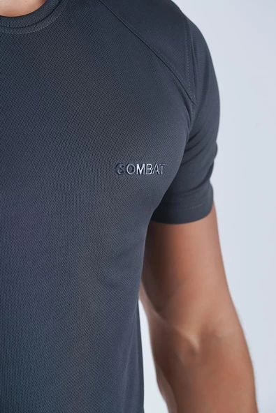Combat Tactical Outdoor Tişört Günlük Sıfır Yaka Sporcu Erkek Tişörtü T-Shirf - 807 Ygm - 6