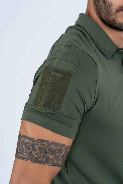 Combat Tactical Outdoor  Tişört Günlük Polo Yaka Tişörtü T-Shirf - 802 - 11